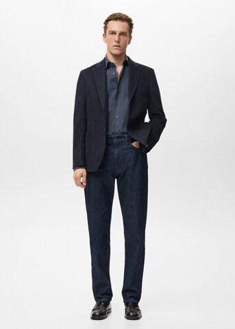 MANGO MAN Slim fit Business Blazer 'Otena' in Blue