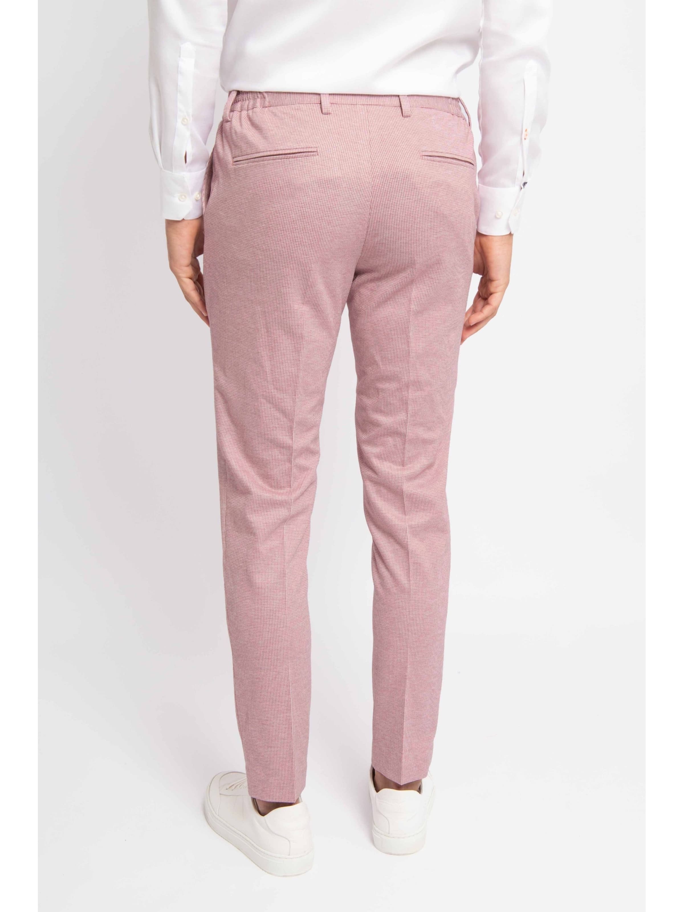 Suitable Slimfit Pantalon in Rood
