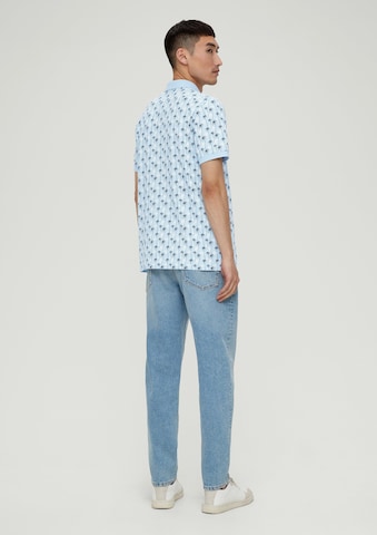 Coupe regular T-Shirt s.Oliver en bleu