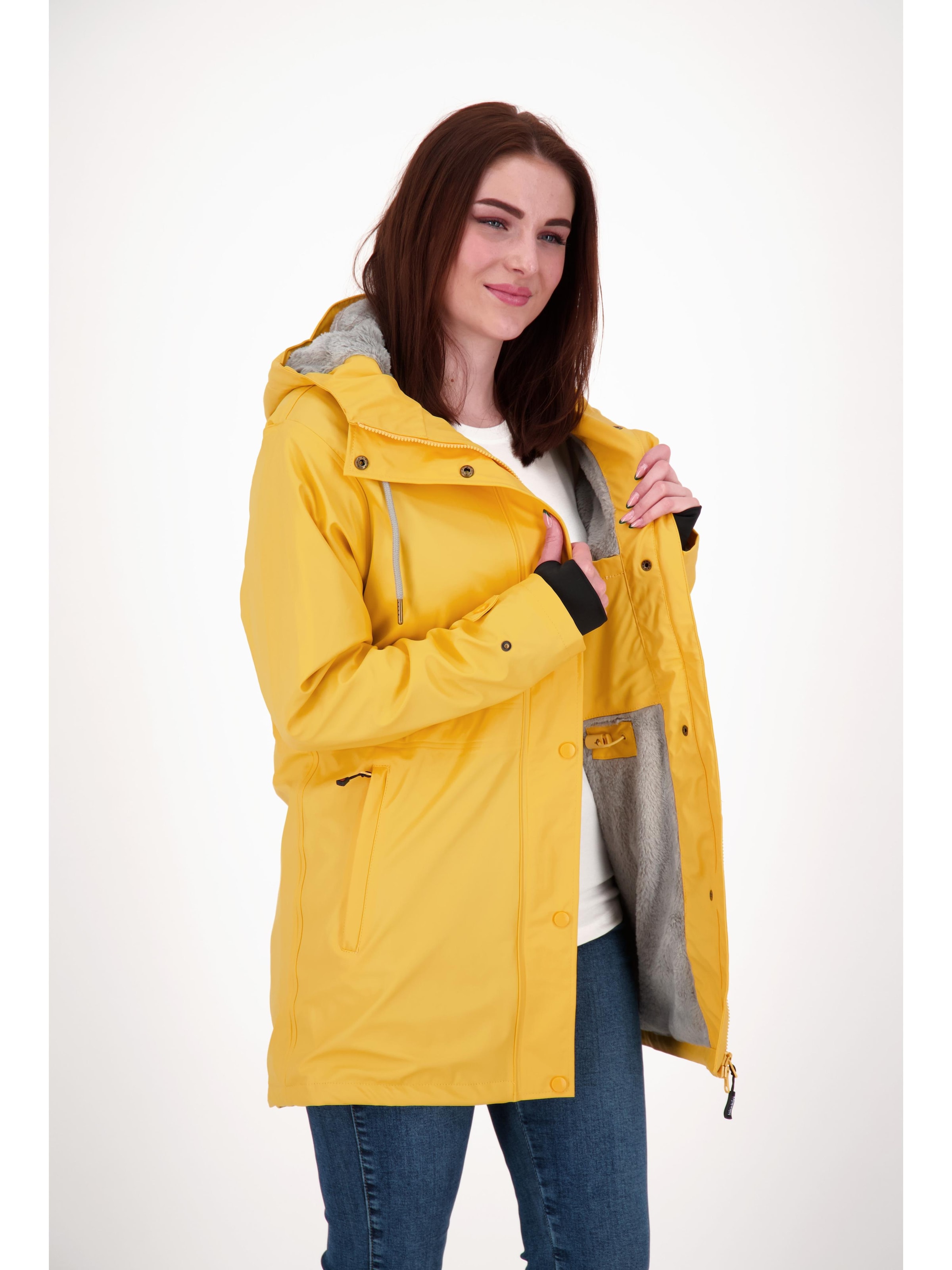 deproc Outdoorjacke 'Friesennerz ELLESMERE WMN'‌‌‌‌‌‌ in Gelb