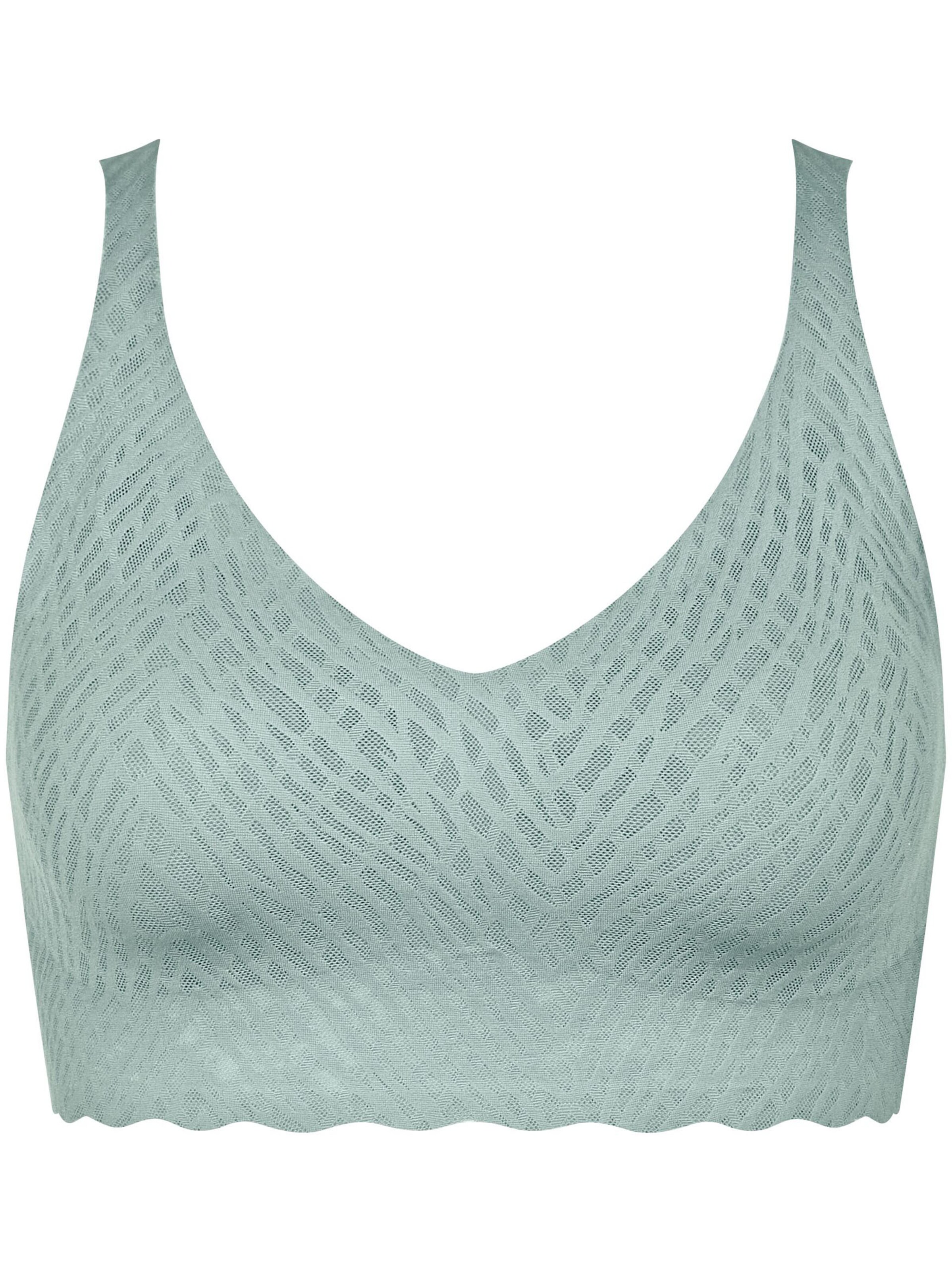 SLOGGI T-Shirt-BH ' ZERO Feel Bliss Bralette ' in 90 in türkis, Produktansicht