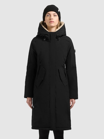 khujo - Sobretudo de inverno ' CIELA ' em preto