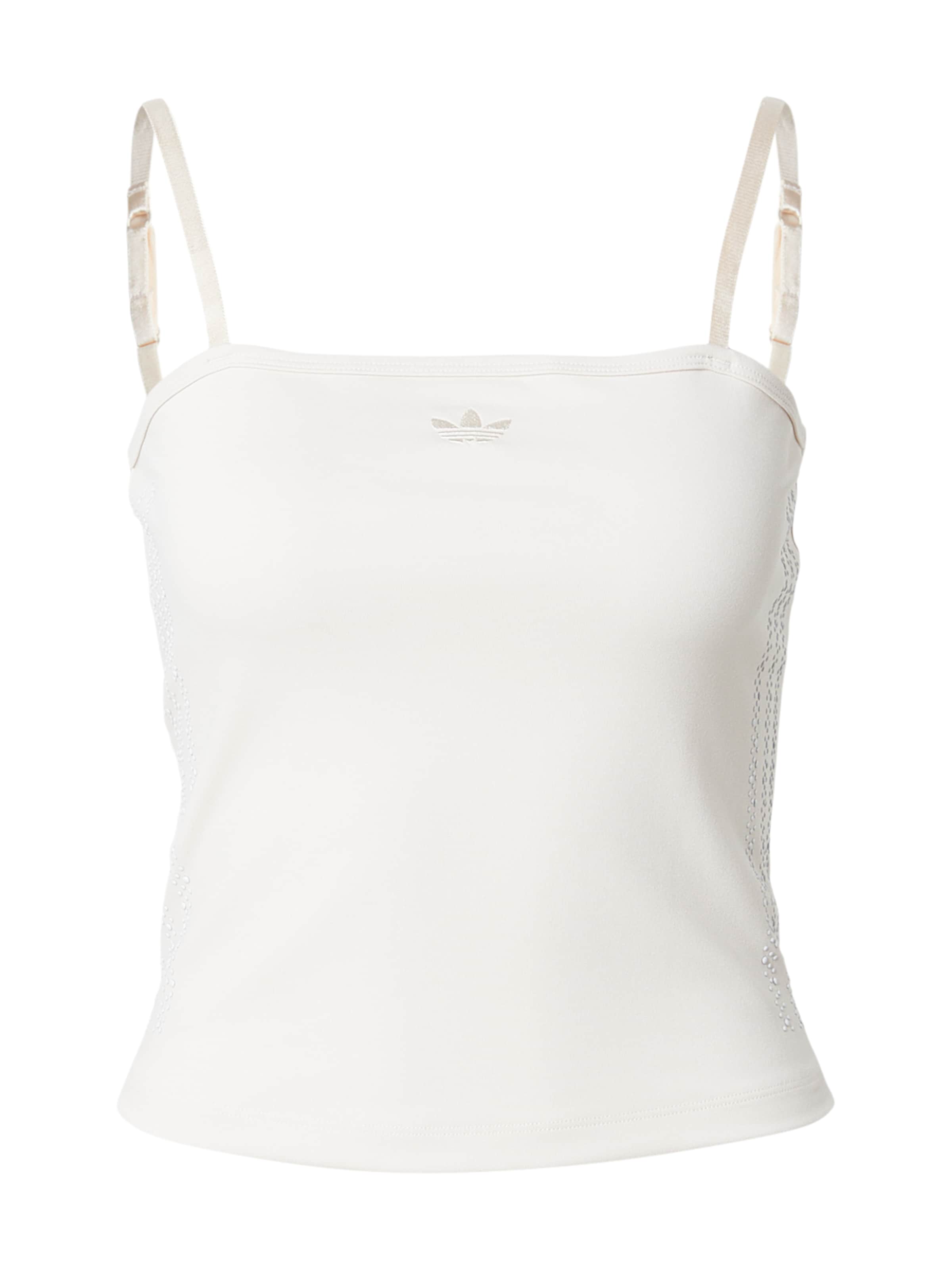 Top de la ADIDAS ORIGINALS pe alb: față