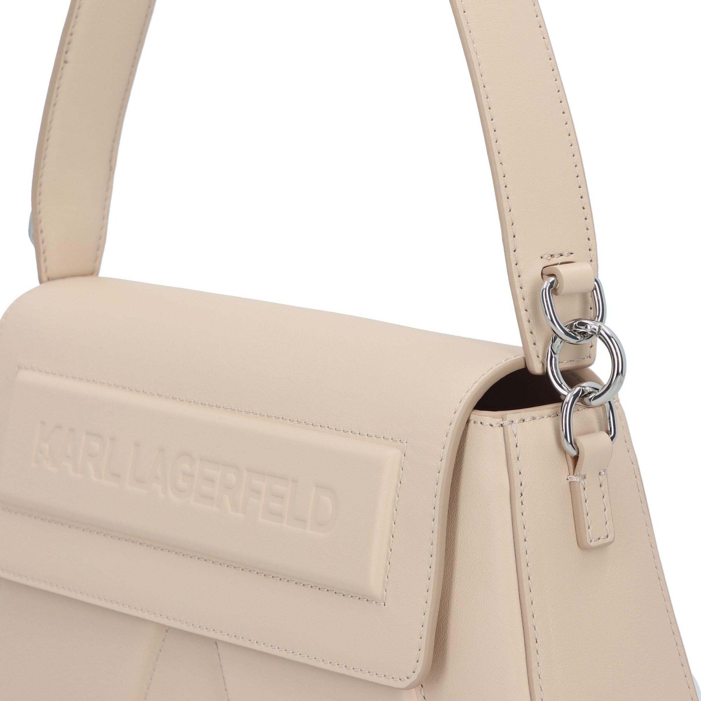 Borsa a spalla 'Ikon' di Karl Lagerfeld in beige