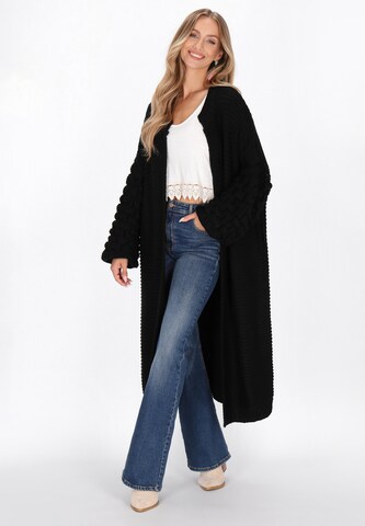 IZIA Strickjacke 'Boho' in Schwarz