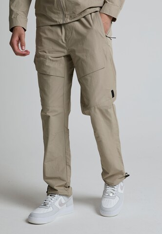 Alessandro Zavetti Regular Cargobroek 'Florenzi 2.0' in Grijs: voorkant