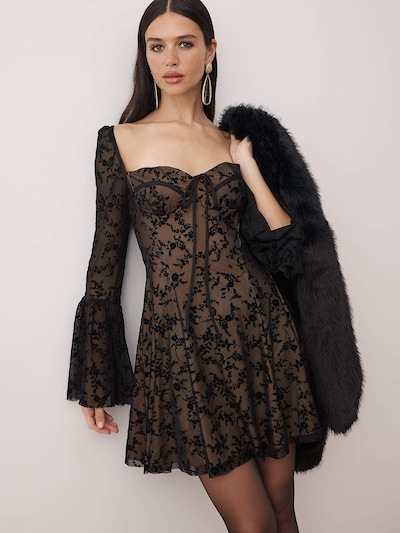 Trendyol Kokteilové šaty - čierna, Produkt