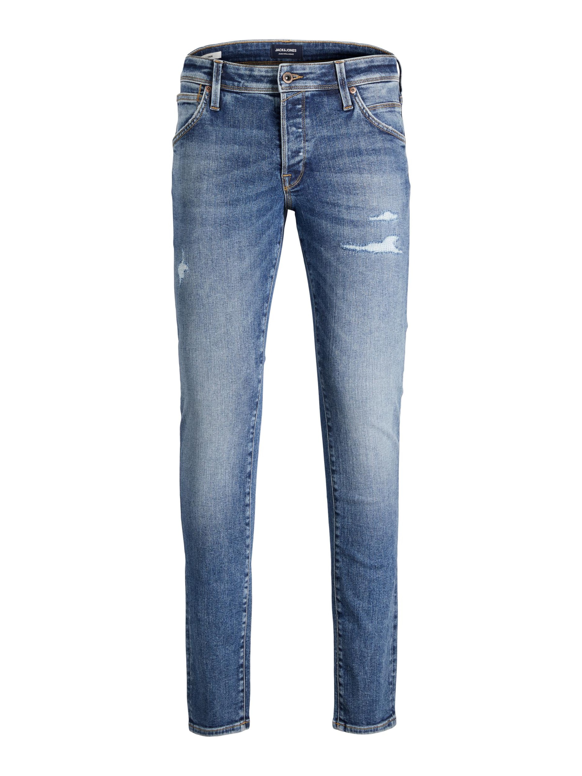 Slimfit Jeans 'JJIGlenn JJFox' di JACK & JONES in blu: frontale