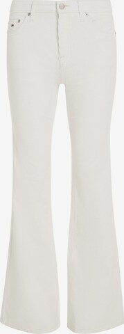 Tommy Jeans Flared Broek 'Sophie' in Wit: voorkant