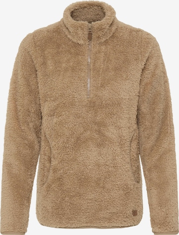 Oxmo - Casaco de malha ' OXTELSONIA ' em castanho: frente