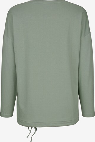 MIAMODA Sweatshirt in Green: front
