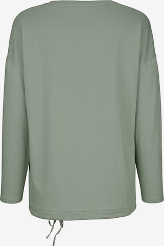 MIAMODA Sweatshirt in Groen: voorkant