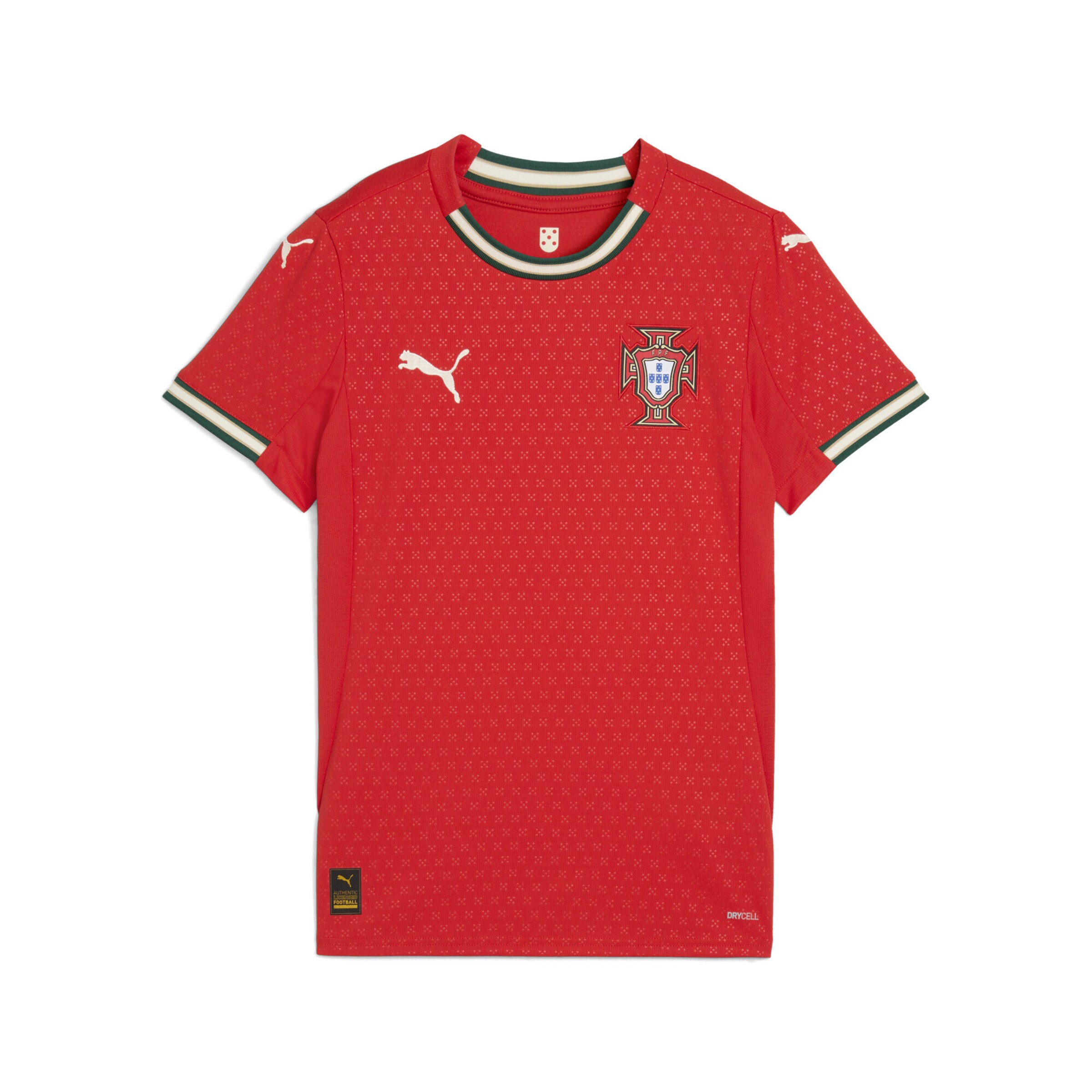 PUMA Trikot 'Portugal 2025 Heim' in Rot: Vorderseite