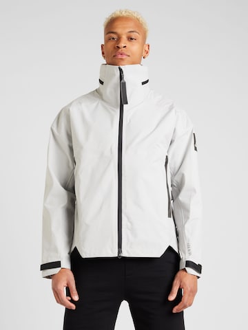ADIDAS SPORTSWEAR Sports jacket 'MYSHELTER RR360' in Grey: front