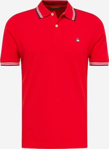 UNITED COLORS OF BENETTON Тениска в червено: отпред