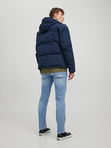 JACK & JONES Zimní bunda 'Timo' – modrá