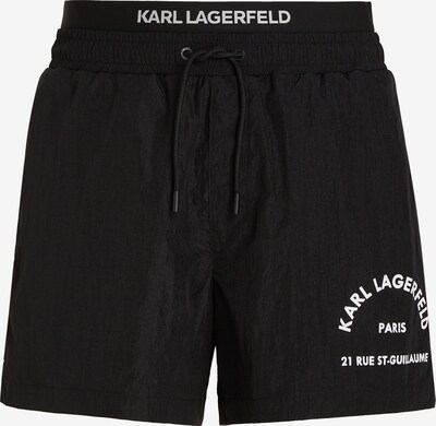 Karl Lagerfeld Plavecké šortky - čierna / biela, Produkt