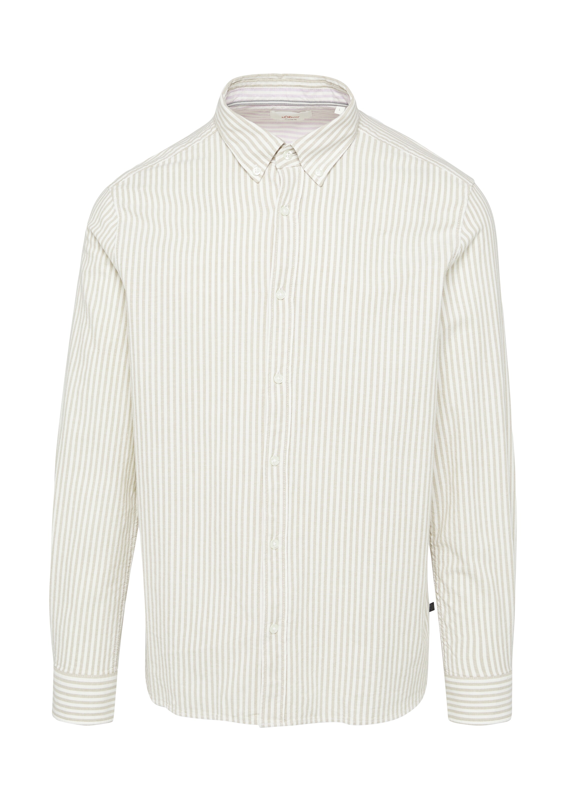 s.Oliver Overhemd in Bruin: voorkant