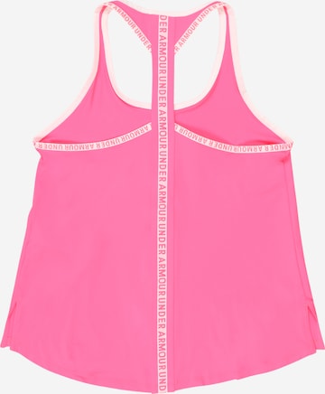 UNDER ARMOUR Sports Top 'Knockout' in Pink