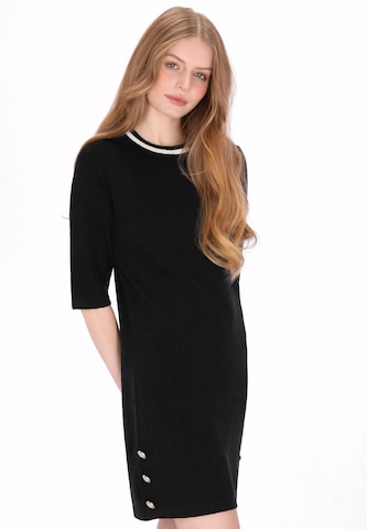 DreiMaster Maritim Dress in Black: front