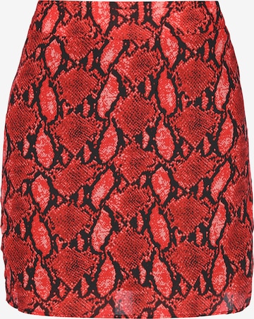 faina - Falda 'Festive' en rojo: frente