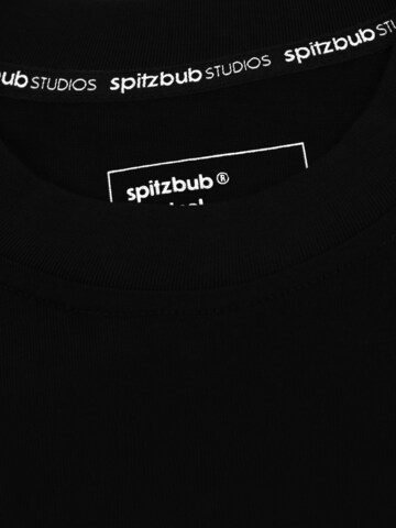 SPITZBUB Shirt 'Essentials ' in Zwart