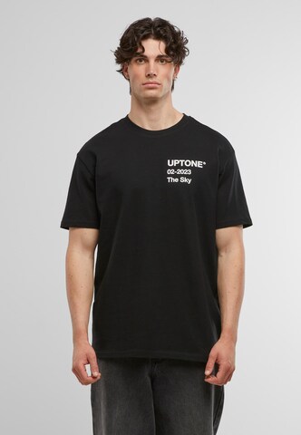 Tricou 'Uptone' de la MT Upscale pe negru: față