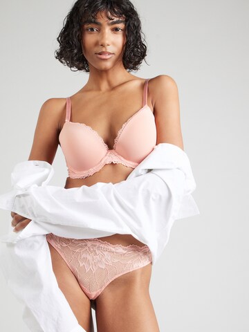 Calvin Klein Underwear Пуш-ап Бюстгальтер 'DEMI' в Ярко-розовый