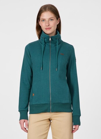 Ragwear Sweatjacke in Grün: Vorderseite