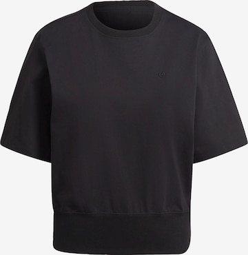 ADIDAS ORIGINALS Shirt in Black: front