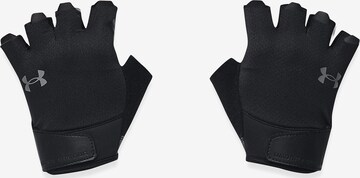 UNDER ARMOUR Athletic Gloves in Black: front