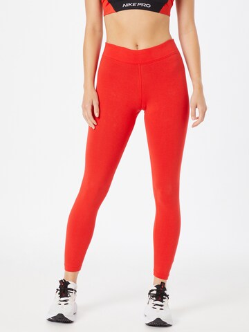 Skinny Leggings 'Essential' di Nike Sportswear in rosso: frontale