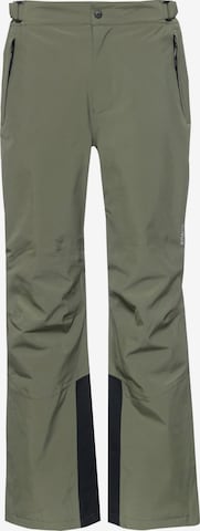 CMP Regular Outdoor Pants in Green: front