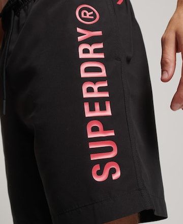 Shorts de bain Superdry en noir