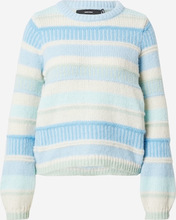 VERO MODA Sweater 'NEW EMBRACE' in Blue: front