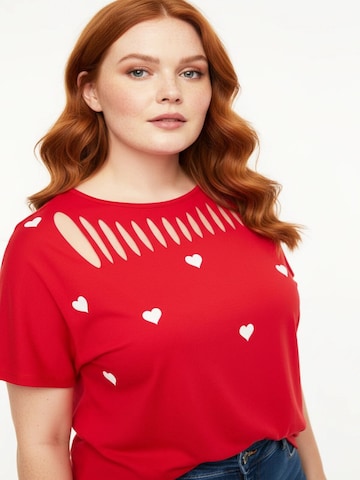 Shape Of You Shirt in Red