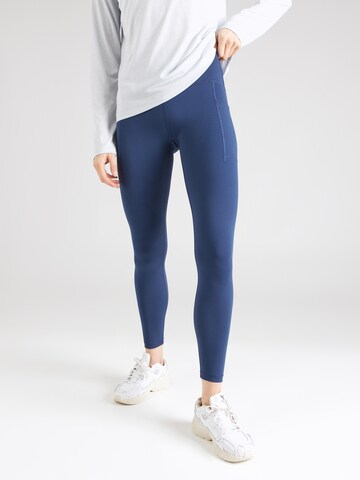 Skinny Pantalon de sport 'Essentials' new balance en bleu : devant