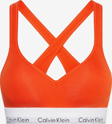 Soutien-gorge Calvin Klein Underwear en orange : devant