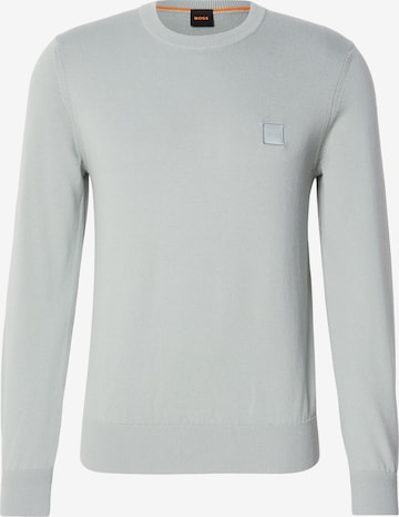 BOSS Πουλόβερ 'Kanovano' σε πράσινο: μπροστά