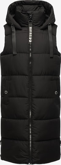 NAVAHOO Weste in schwarz / weiß, Produktansicht