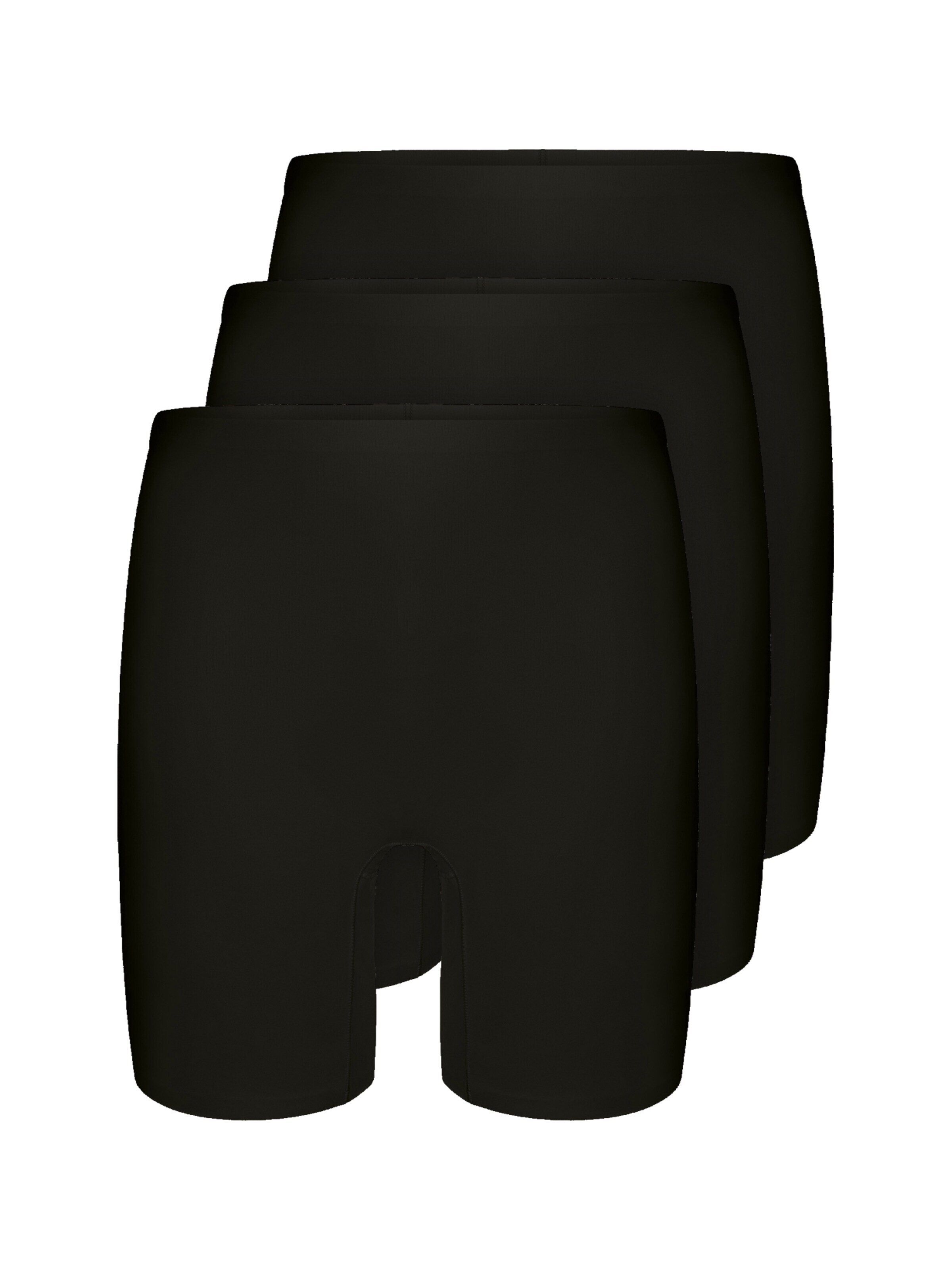 sassa Lange Unterhose 'bonded micro'‌‌‌‌‌‌ in Schwarz: Vorderseite