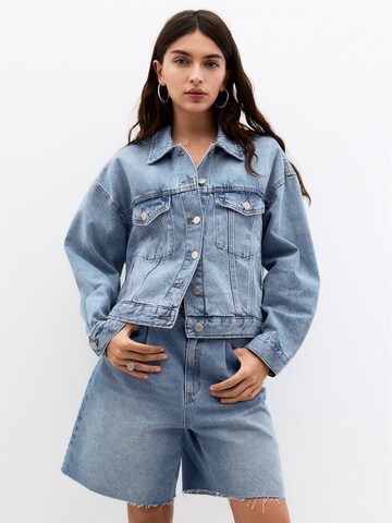 Pull&Bear Övergångsjacka i blå: framsida
