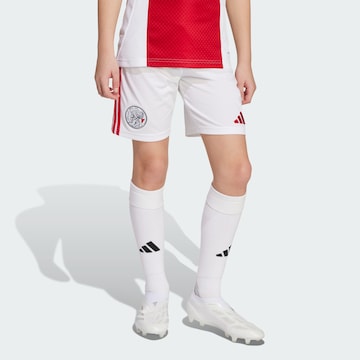 ADIDAS PERFORMANCE Regular Sportshorts 'Ajax 25/26' in Weiß: Vorderseite