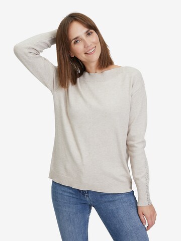 Pull-over Betty Barclay en beige : devant