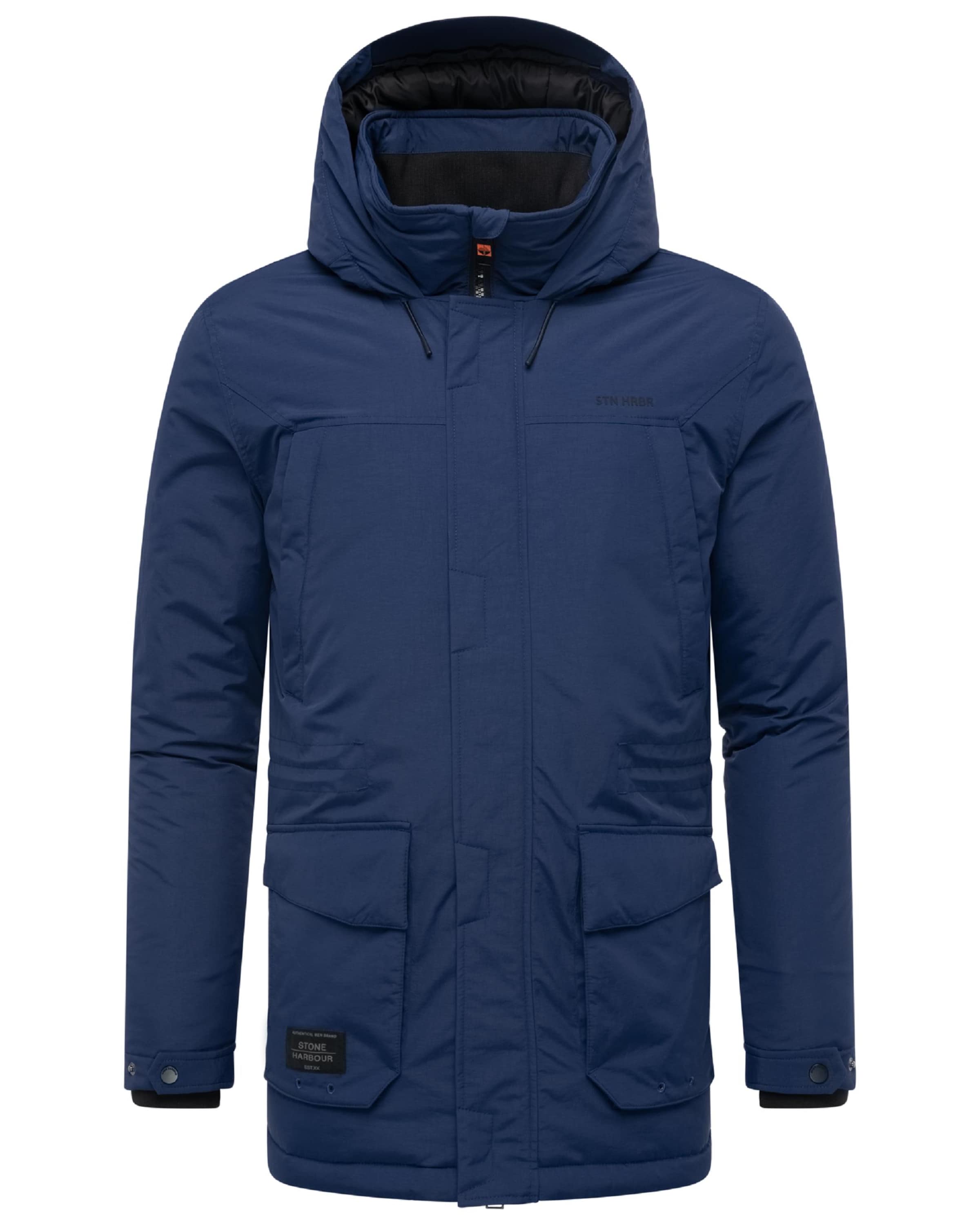 STONE HARBOUR Winterjas &#x27;Wadiim XX&#x27; in Blauw: voorkant