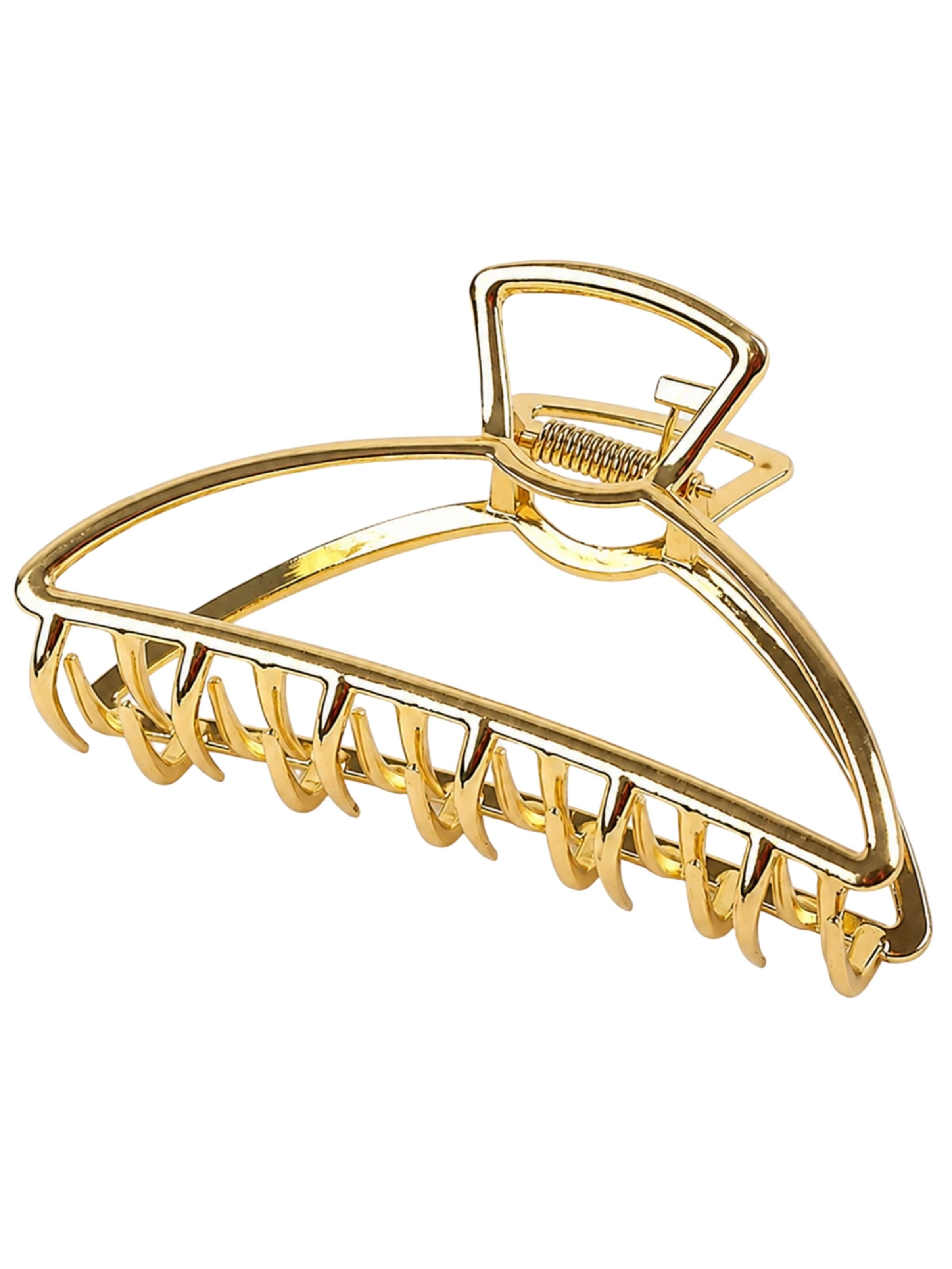 soho Hair accesoires Hair jewelry 'Pinna Large Metal Hair Clip - Gold' in One Size in Gold, Item view