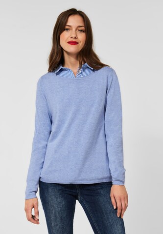 STREET ONE Sweater in Blue: front