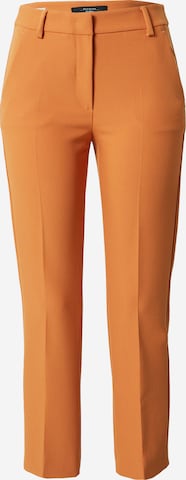 Weekend Max Mara Regular Pleated Pants 'RANA' in Orange: front