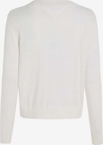 Tommy Jeans Pullover 'Essential' in Weiß