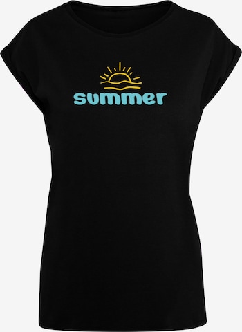 Maglietta 'Summer - Sun' di Merchcode in nero: frontale